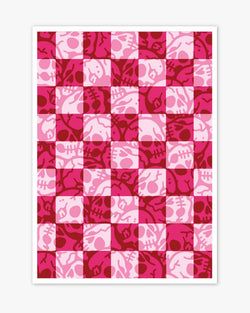 Style – Skull Check Pattern Print