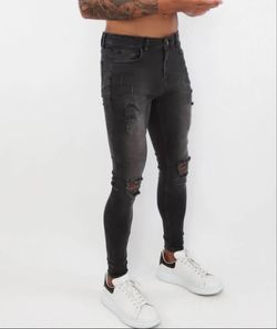 Color – Grey Ripped