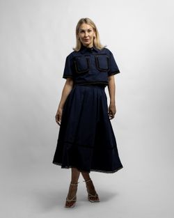 Colour – Navy - Skirt