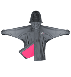 Charcoal/Peacock Pink