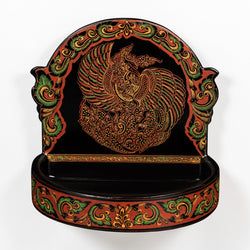 Hand-Etched Phoenix Motif