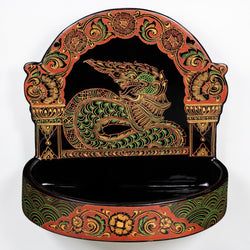 Hand-Etched Dragon Motif
