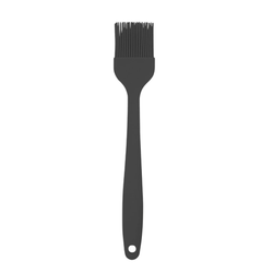 Pinceau à pâtisserie en silicone noir 26 cm - À la Tarte – Noir