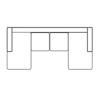 Configuration – MGR Double Chaise Sectional