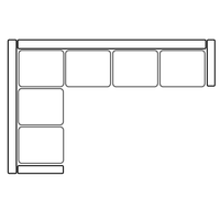 Configuration – Bennet Corner Sectional 6 Seater