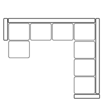  Bennet Corner Sectional 7 Seater