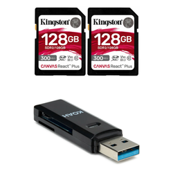 128GB Configuration – 128GB 2-Pack + Reader