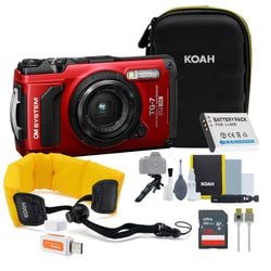 128GB Card + HDMI Cable + Accessories Bundle – Red