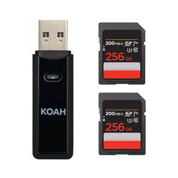 128GB / Pack Bundle – 256GB / 2-Pack + Reader