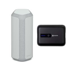 Speaker + Power Bank Bundle – Light Gray