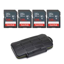 Capacity / Pack Bundle – 128GB / 4-Pack + Case