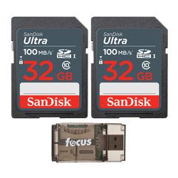 Capacity / Pack Size – 32GB / 2-Pack + Reader