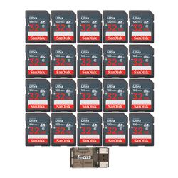 Capacity / Pack Size – 32GB / 20-Pack + Reader