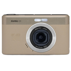 KODAK PIXPRO C1 13MP Digital Camera (Tan) with MicroSD Card and