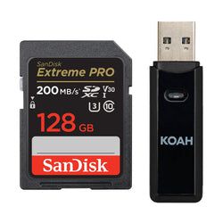128GB / Pack Bundle – 128GB / 1-Pack + Reader
