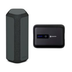Speaker + Power Bank Bundle – Black