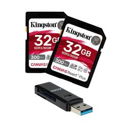 32GB  Configuration – 32GB + Reader (2-Pack)