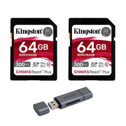 64GB Configuration – 64GB 2-Pack + Reader