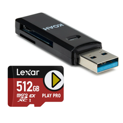 USB 3.0 Card Reader Bundle – 512GB + Reader