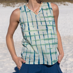 Smoke Green & Teal Tie Dye