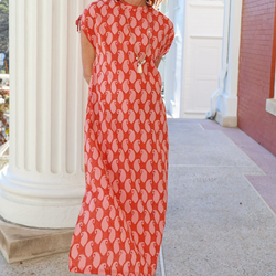 Color – Brandied Apricot & Ginger Blockprint