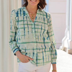 Color – Smoke Green & Teal Tie Dye