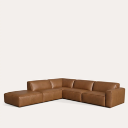 Brown L-shaped