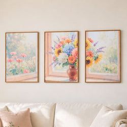 作品 – 窓辺の花束