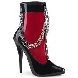 Ankle Boots – Domina 1033 | Black/Red