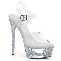 Varianten | Variants – Clear - Silver Multi-Coloured Glitter