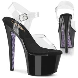 Varianten | Variants – Clear/Black - Lavender Rhinestones