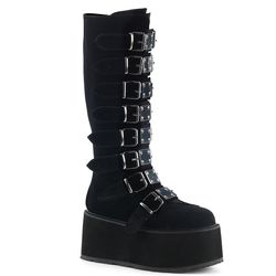 Knee Boots/Overknees – Damned 318 | Black Velvet