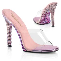 Varianten | Variants – Clear/Baby Pink Multi-Coloured Rhinestones