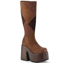 Mid-Calf/Knee Boots – Camel 280 | Brown Faux Suede