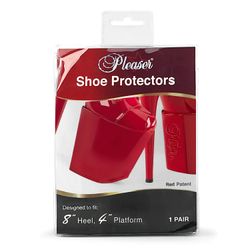 8" Patent | Pleaser Shoe Protectors – Red