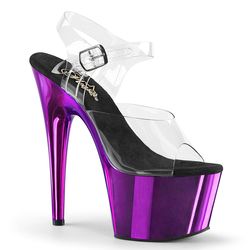 Clear - Black - Purple Chrome