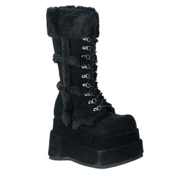 Bear 202 – Black Faux Suede - Faux Fur