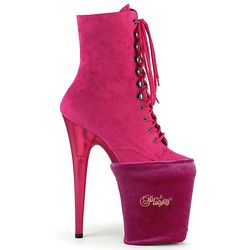 Fabric Pleaser Shoe Protectors – Hot Pink Velvet