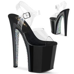 Varianten | Variants – Clear - Black - Multi-Coloured Spiked Rhinestones