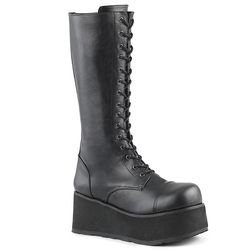 Knee High Boots – Trashville 502 | Black Matte