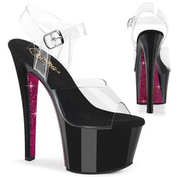 Varianten | Variants – Clear/Black - Hot Pink Rhinestones