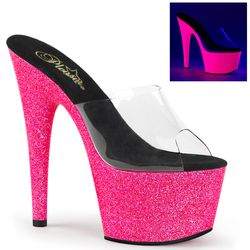 Clear/Black - Neon Hot Pink (UV)