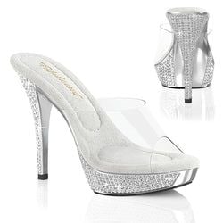 Varianten | Variants – Clear - White - Silver Chrome/Rhinestones