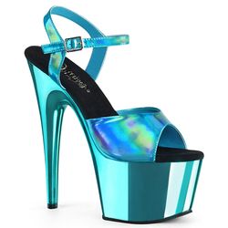 Turquoise Holographic - Black - Turquoise Chrome