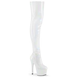 Holographic Upper – White Holographic Stretch Patent