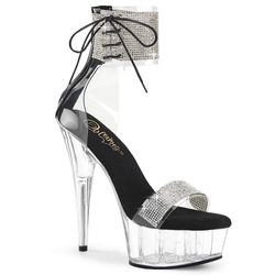 Varianten | Variants – Clear/Black/Clear - Silver Rhinestones