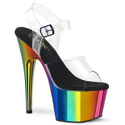 Chrome Platform – Clear - Black - Rainbow Chrome