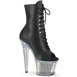 Varianten | Variants – Black Matte - Silver AB Rhinestones - Chrome