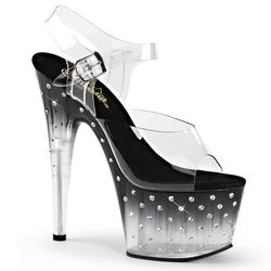 Varianten | Variants – Clear - Black/Clear Ombre - Multi-Sized Rhinestones