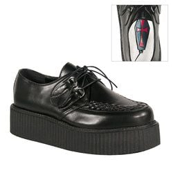 V-Creeper 502 | Black Faux Leather